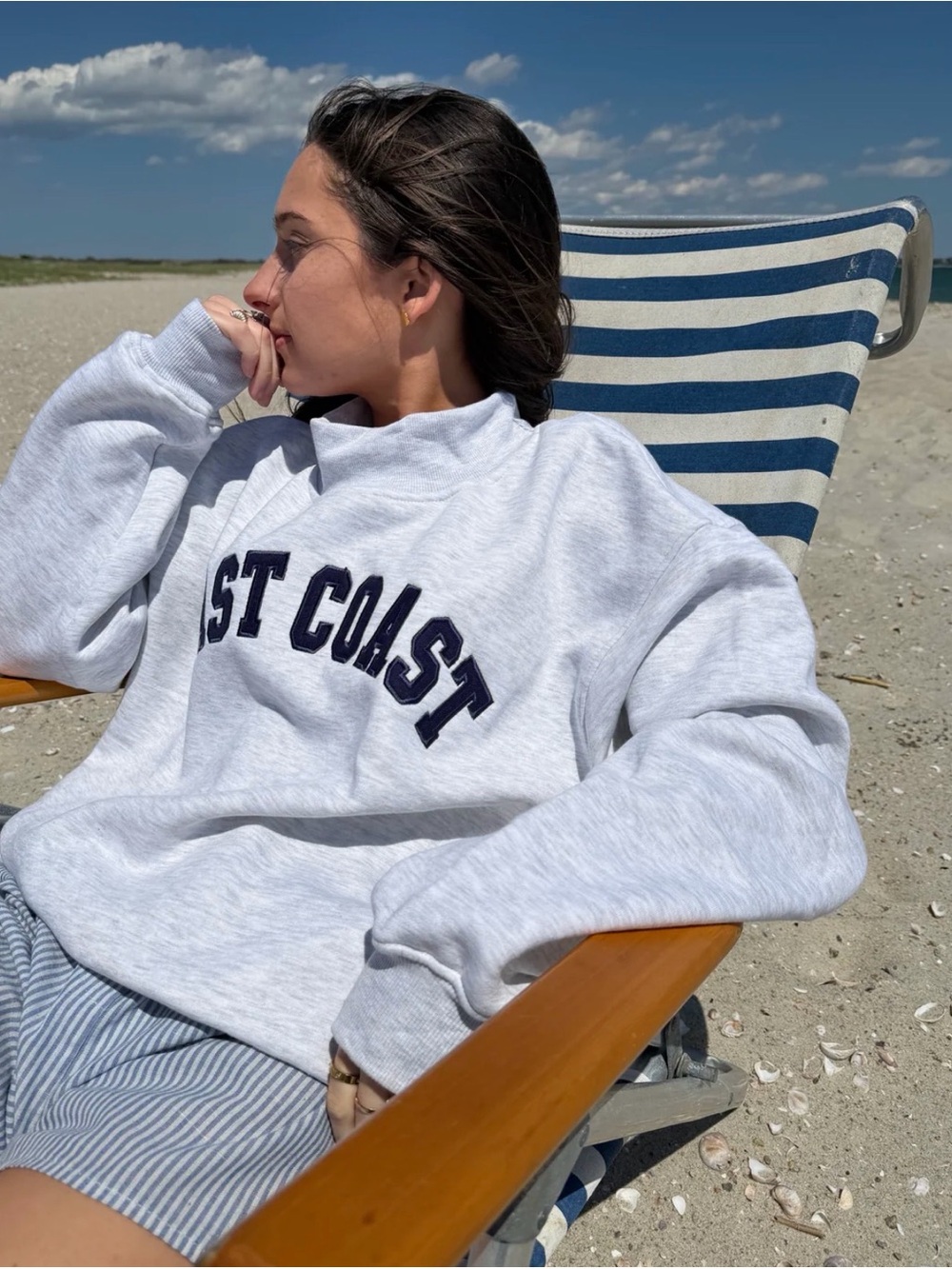 Vanilla Waves Mockneck - Women's Cozy Crew